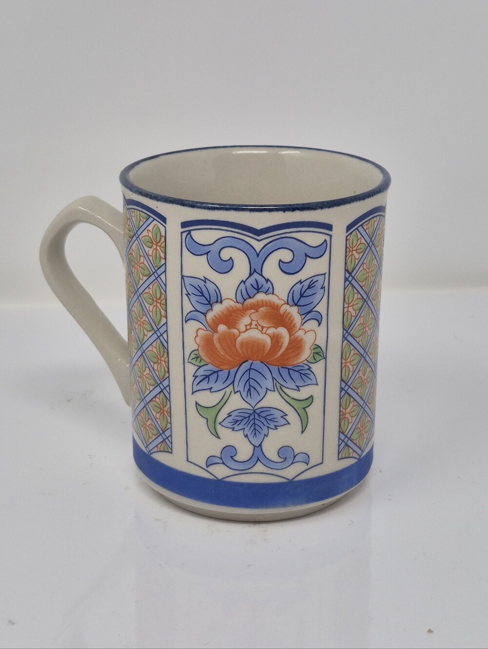Vintage Stoneware Asian Style Mug